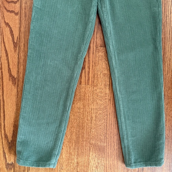 Reformation Cynthia Button Fly Corduroy Pants Jeans in Moss Green size 27 - Picture 8 of 16